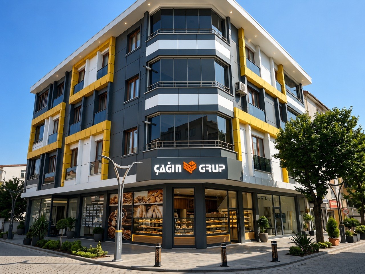 Çağın Grup Ticari Merkez – Zemin katı dükkânlı karma kullanım projesi | Çağın Grup Yapı İnşaat