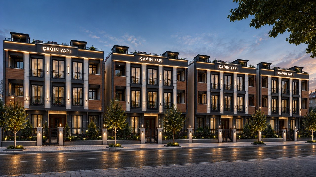 Çağın Grup 4 Blok – küçükçekmece de 4 bloktan oluşan 40 bağımısz bölümlü butik yapı | Çağın Grup Yapı İnşaat
